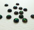 ラウンド（円形）オパール（2mm）ブラック