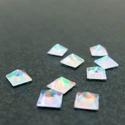 画像1: facet ９型オパール（直径3mm）レインボー