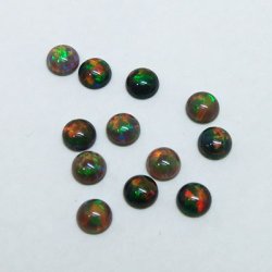 画像1: ラウンド（円形）オパール（2mm）レッドグリーンブルー