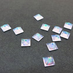 画像2: facet ９型オパール（直径4mm）レインボー