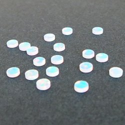 画像2: コイン型オパール（3mm）ホワイト