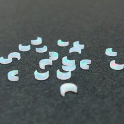 画像2: クレセント（三日月型）オパール（3mm）ホワイト