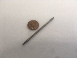 画像1: タングステンピック用タングステン棒(3mm)