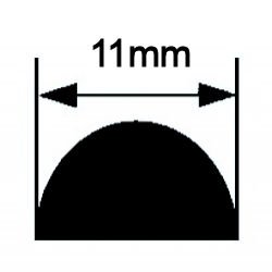 画像1: サイマックス  ロッド　半円形（11mm）