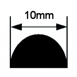 サイマックス  ロッド　半円形（10mm）