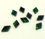 画像: ダイヤモンド型オパール（4×6mm） グリーン