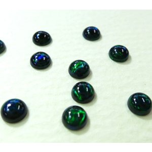 画像: ラウンド（円形）オパール（2mm）グリーン