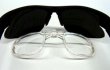 画像2: ポリカーボネイトレンズ 度付きレンズ追加部品付き スタイリッシュブラック