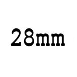 画像: クリア ロッド　28mm