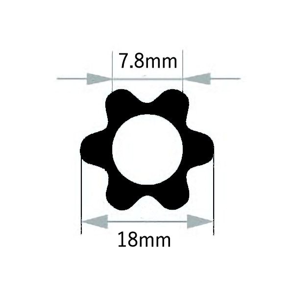 画像2: プロファイル管（デイジータイプ）